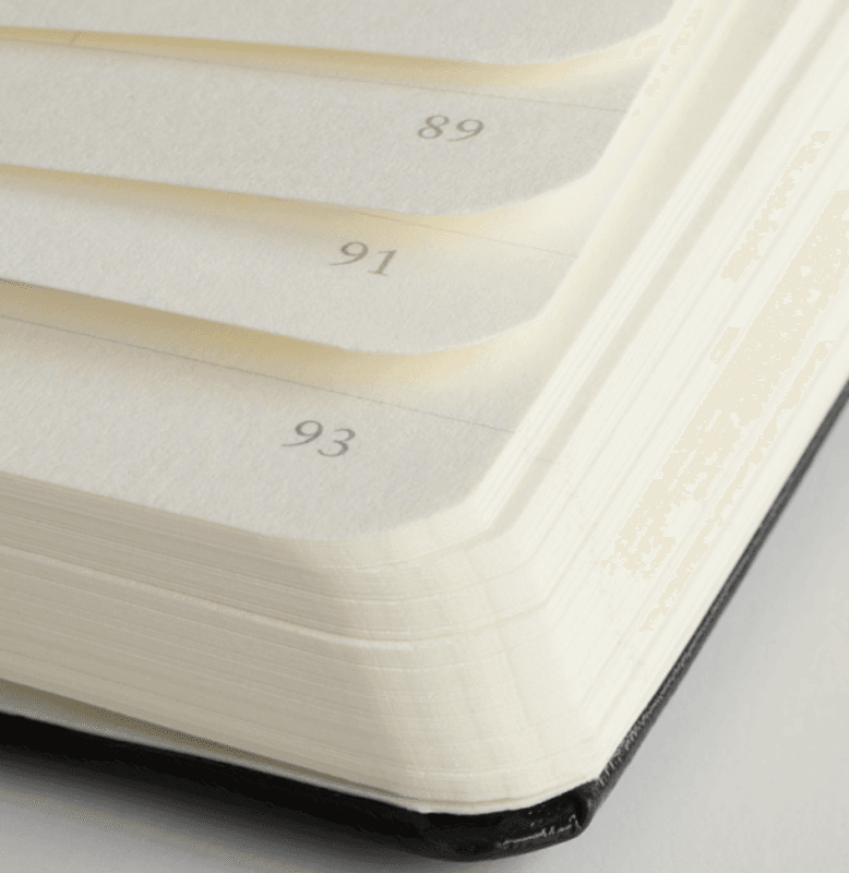 LT Notatbok Dots A6, Sort Hard / Softcover