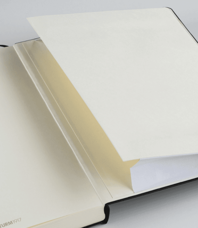 LT Notatbok Dots A6, Sort Hard / Softcover