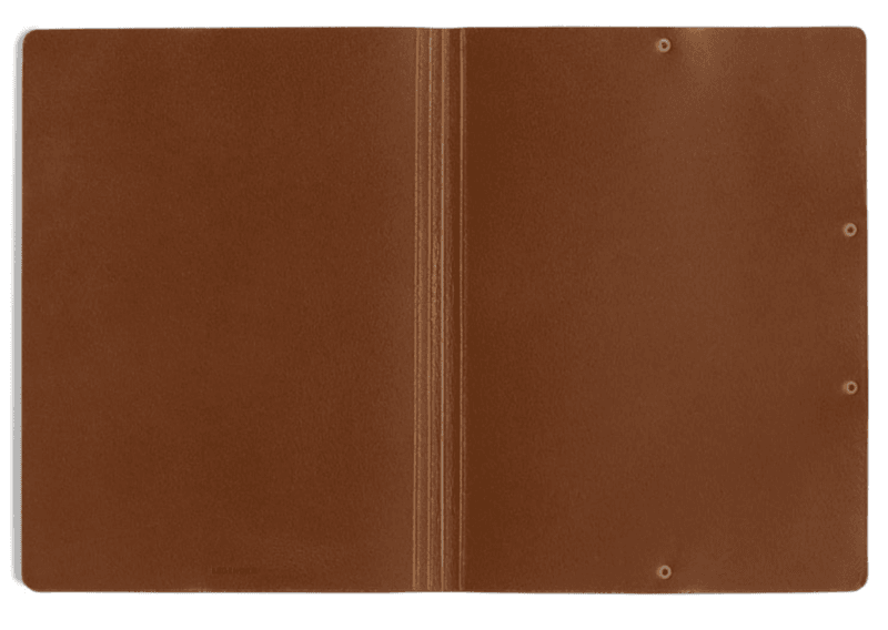 LGNDR Skinn mappe Chestnut A4