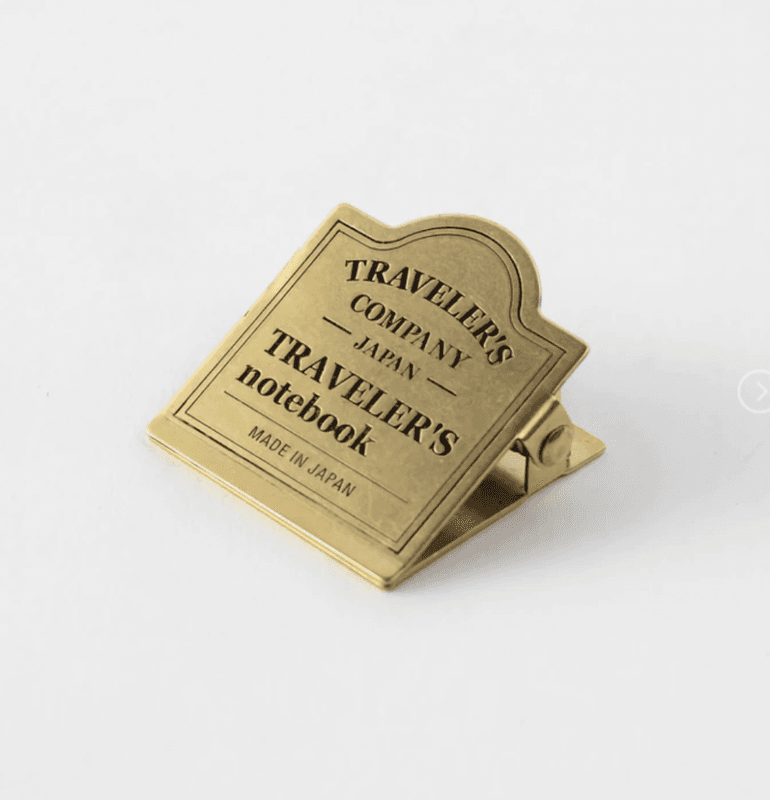 Travelers Brass Clip TRC Logo 030