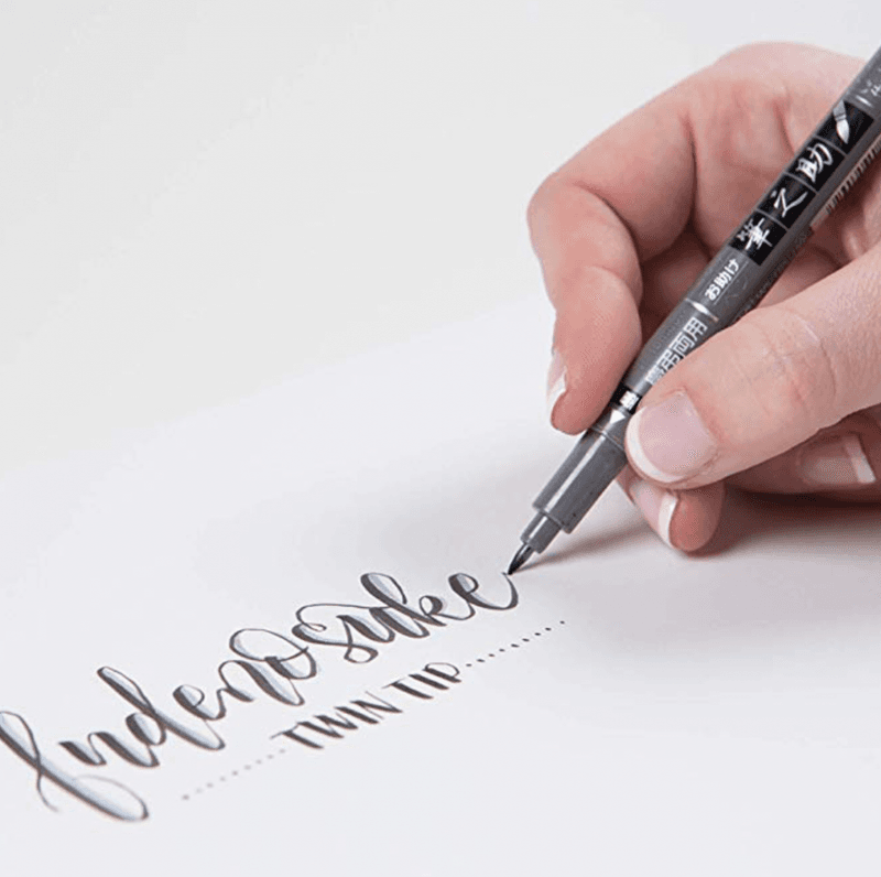 Tombow Fudenosuke, 10 farger