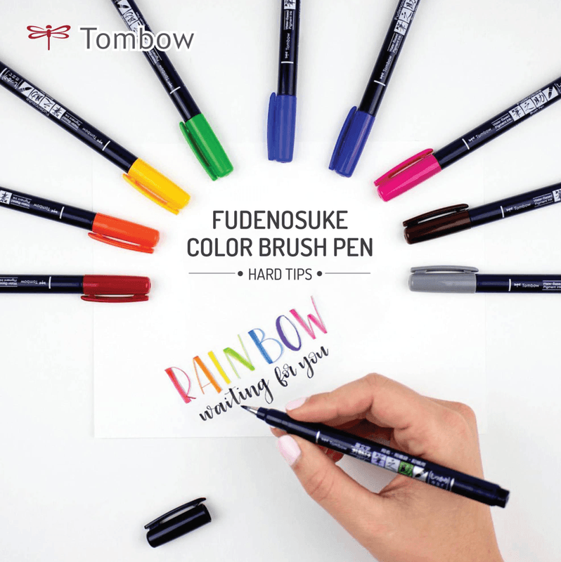 Tombow Fudenosuke, 10 farger