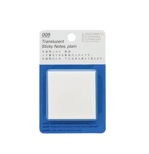 Hovedbilde Stalogy Translucent Sticky Notes Plain