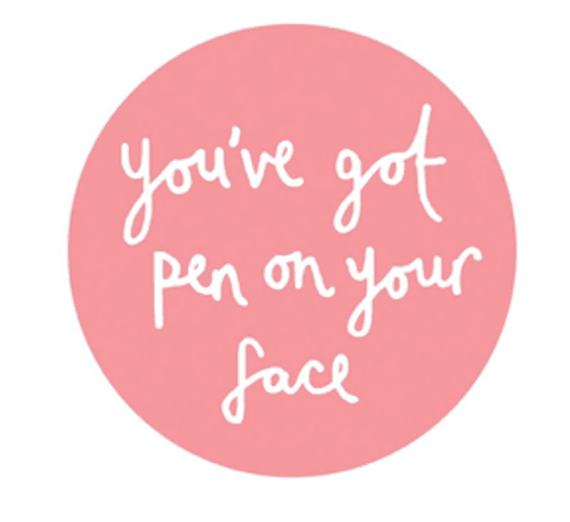 You`ve got pen in your face Kort, Olden days