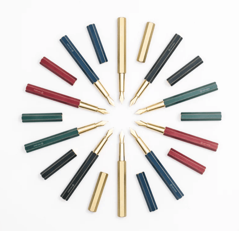 Ystudio Classic Revolve Messing Fyllepenn, Messing 
