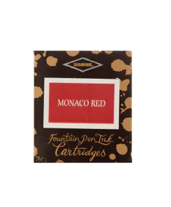 Hovedbilde Diamine Blekkpatroner 6 pkn, Monaco Red
