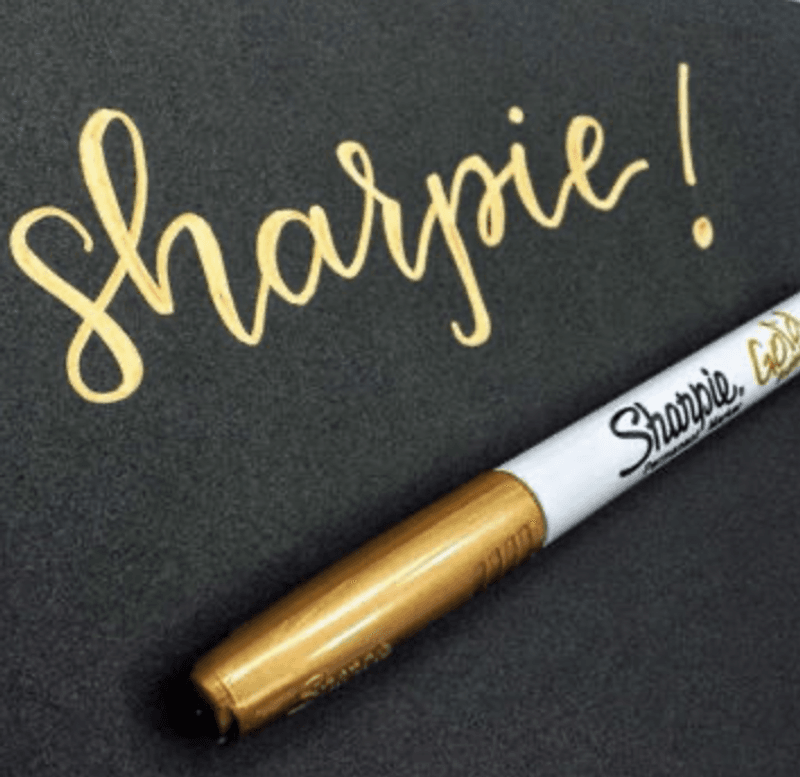 Sharpie Permanent Tusjpenn Finepoint, Silver/gold/bronze
