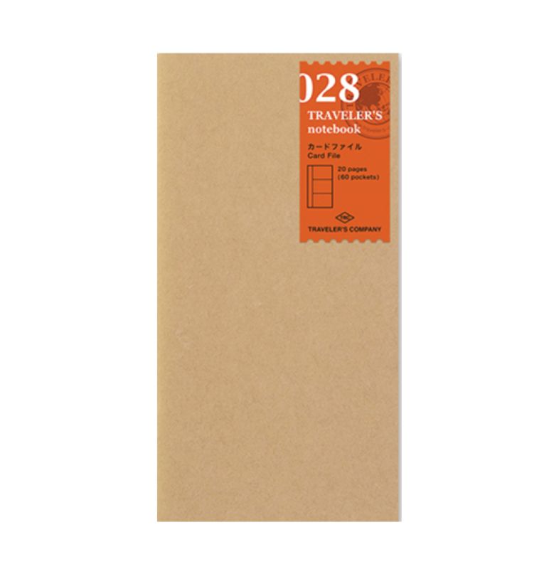 Travellers Notebook 028 Regular, Card File