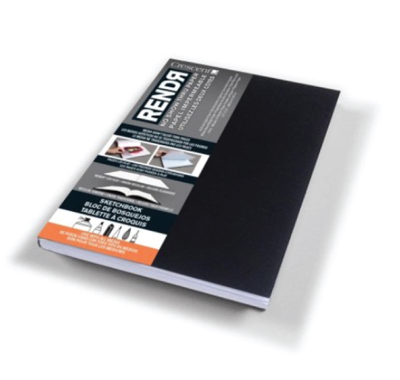 RENDR Lay-Flat Skissebok, Softcover A4