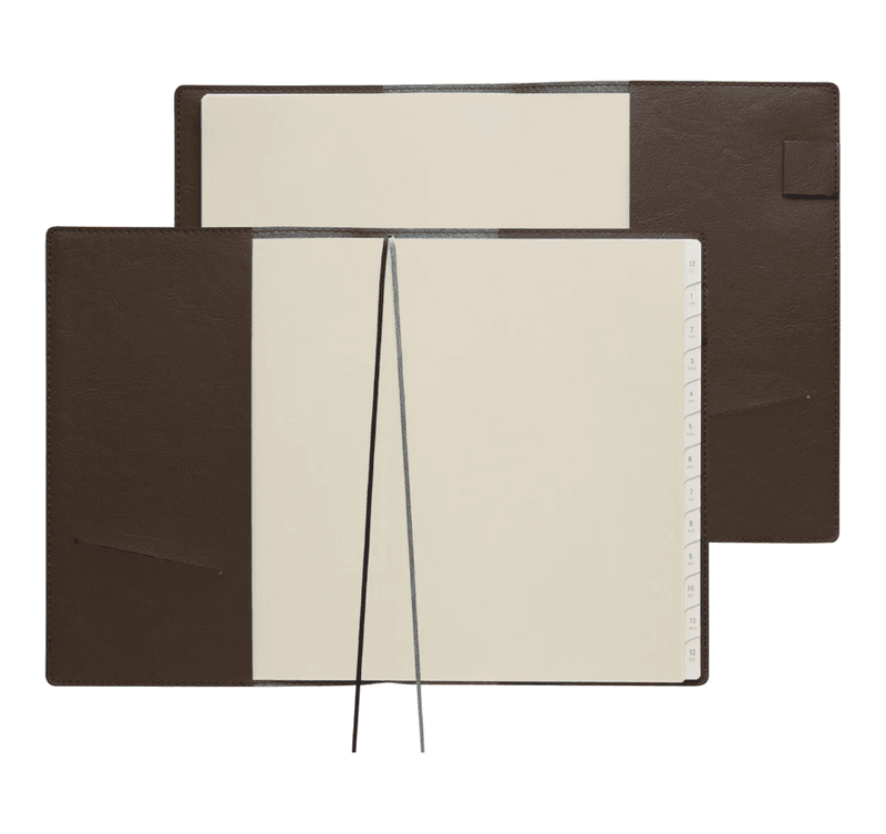 Hightide Calm Vertikal Uke 2027 Almanakk A5 Brown