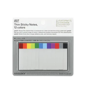 Hovedbilde Stalogy Editors Thin Sticky Notes, 12 farger 120 ...