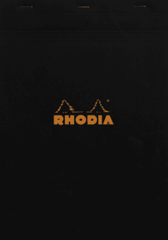 Rhodia Blank Pad, stiftet A4