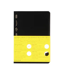 Hovedbilde Stalogy Editors Series Notebook, A6 Halv&aring;rs, Sort