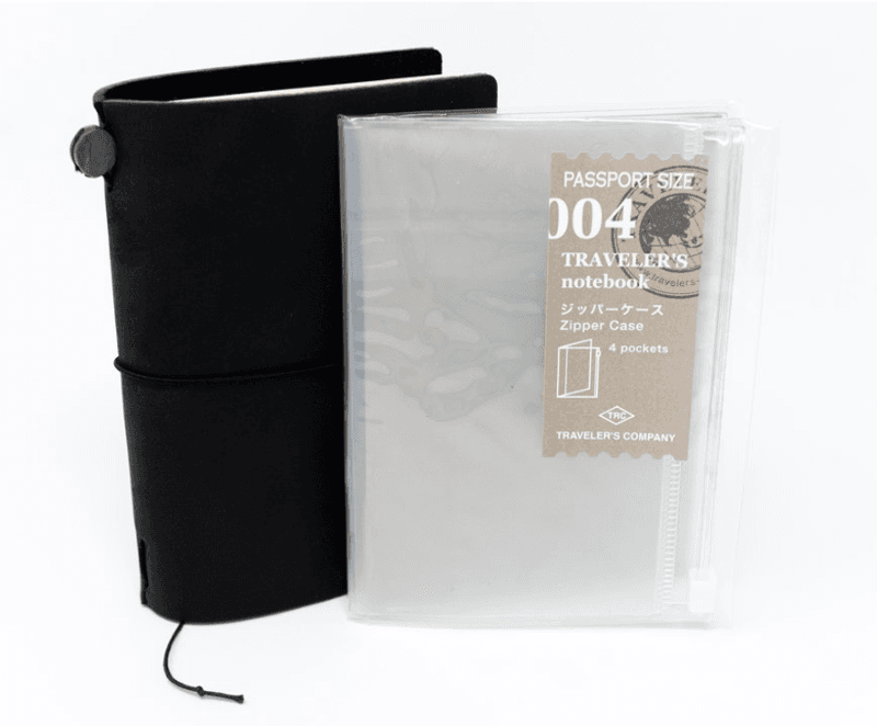 Travelers Zipper Case 004, Passport Size
