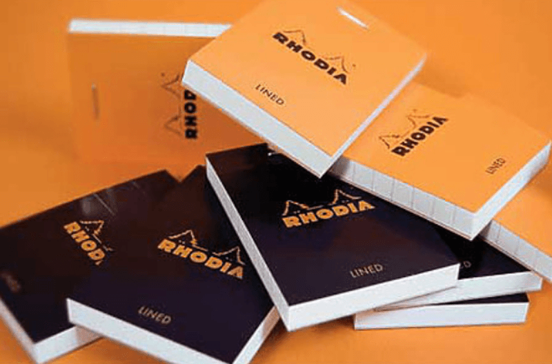 Rhodia Bloc No 12 Pad Linjer, stiftet