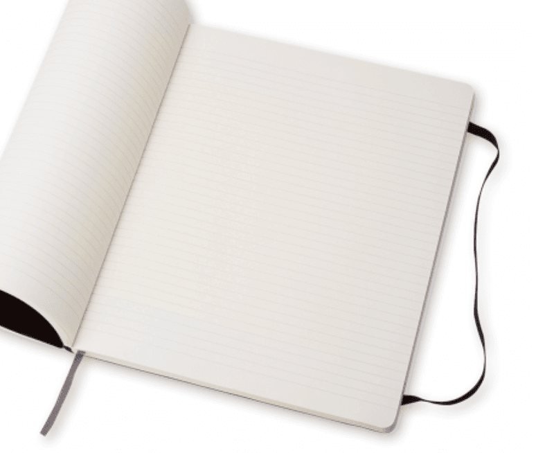 Moleskine Classic Soft/ Hardcover Notatbok XL, Linjert