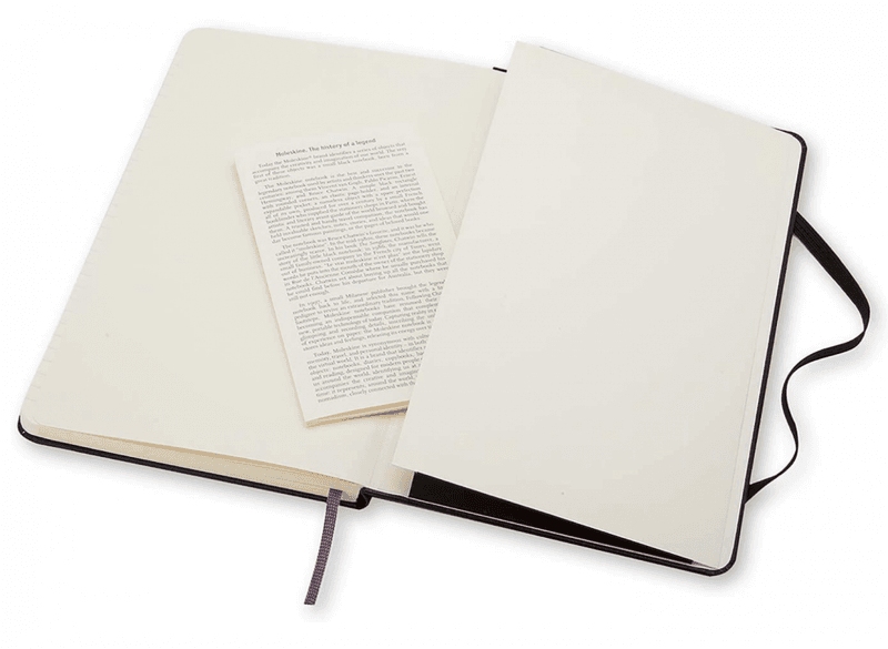 Moleskine Classic Soft/ Hardcover Notatbok L, Plain