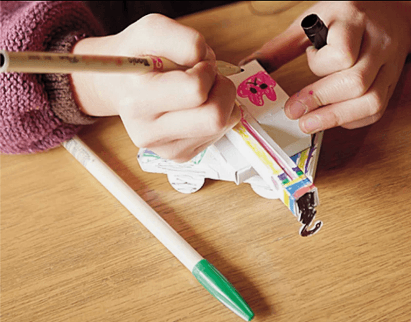 KOKUYO 3D Coloring Book Trucks