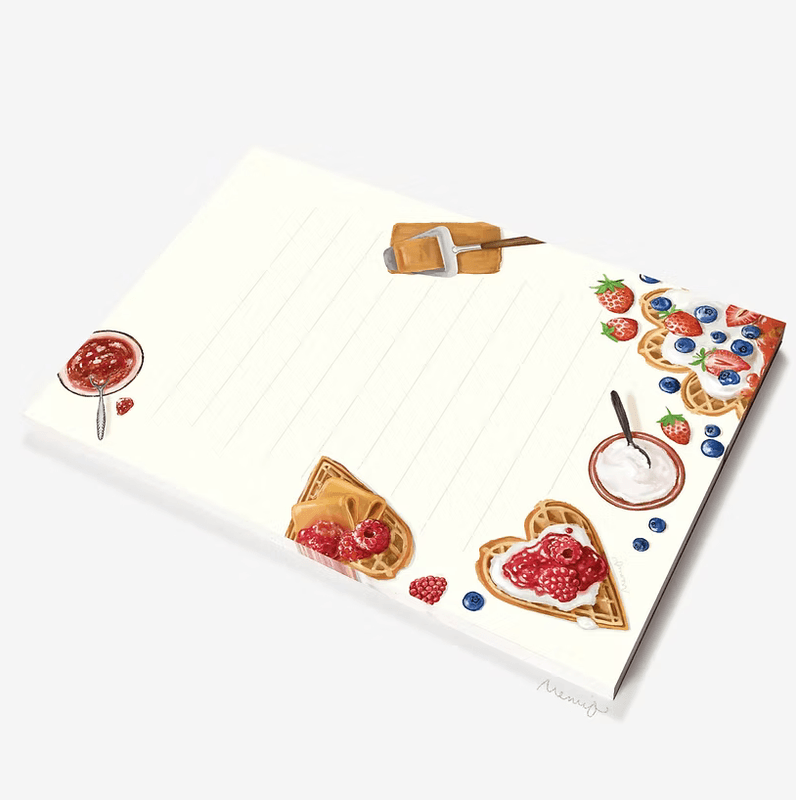 Memio Norwegian Waffles Illustrated Pad, A6