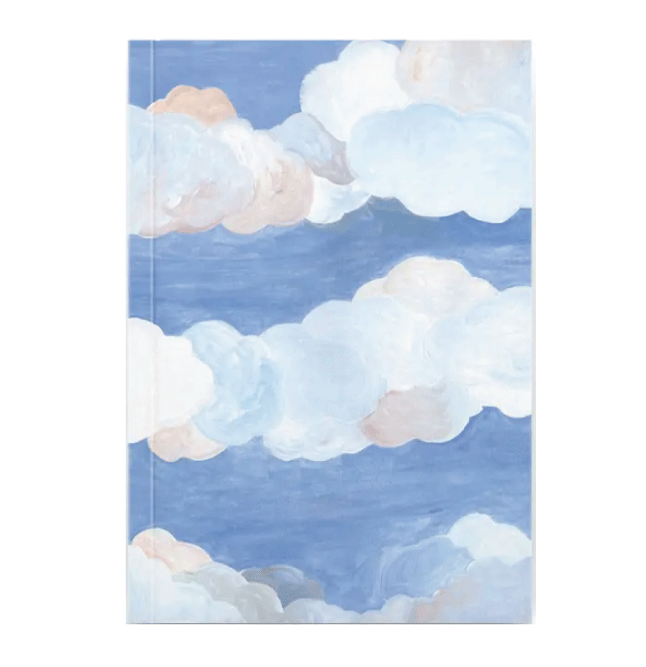 Hovedbilde Petit Gramme Notatbok A5 Linjer/Plain Blue Clouds
