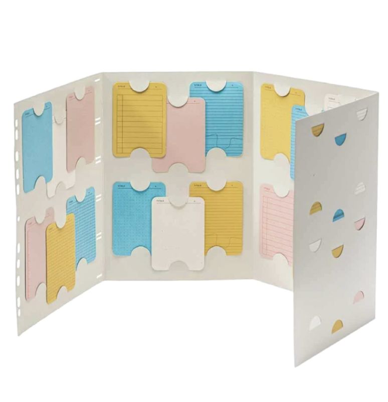 Foglietto  Kanban Millefoglie  Organizer of sheets A4