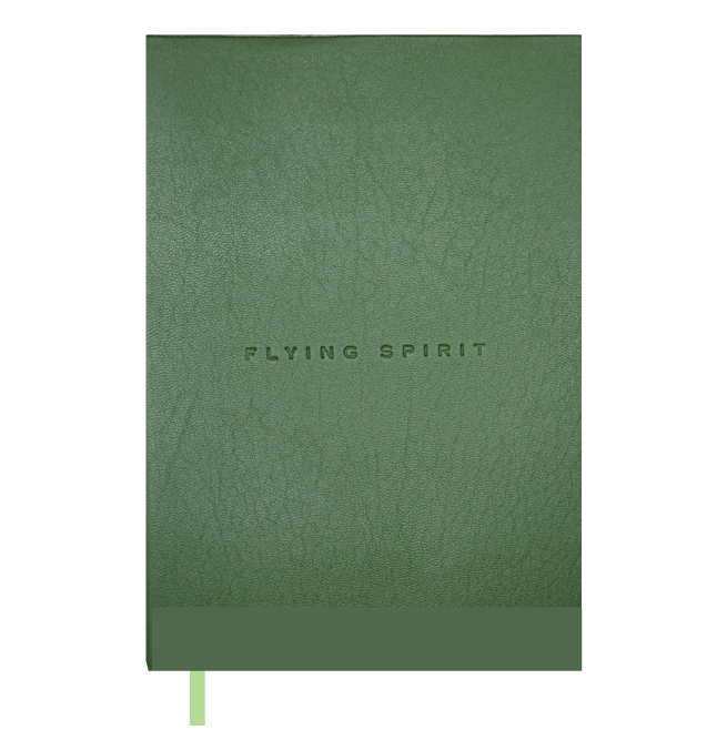 CF Flying Spirit Notatbok Skinn Khaki, A5