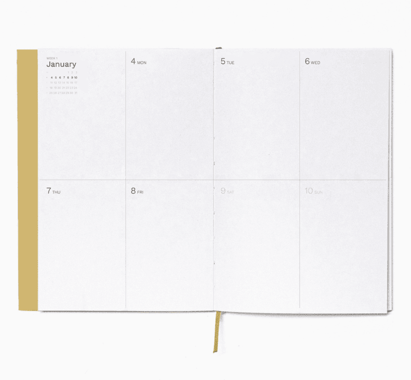 Octagon LARGE Weekly Planner 2027, A4 