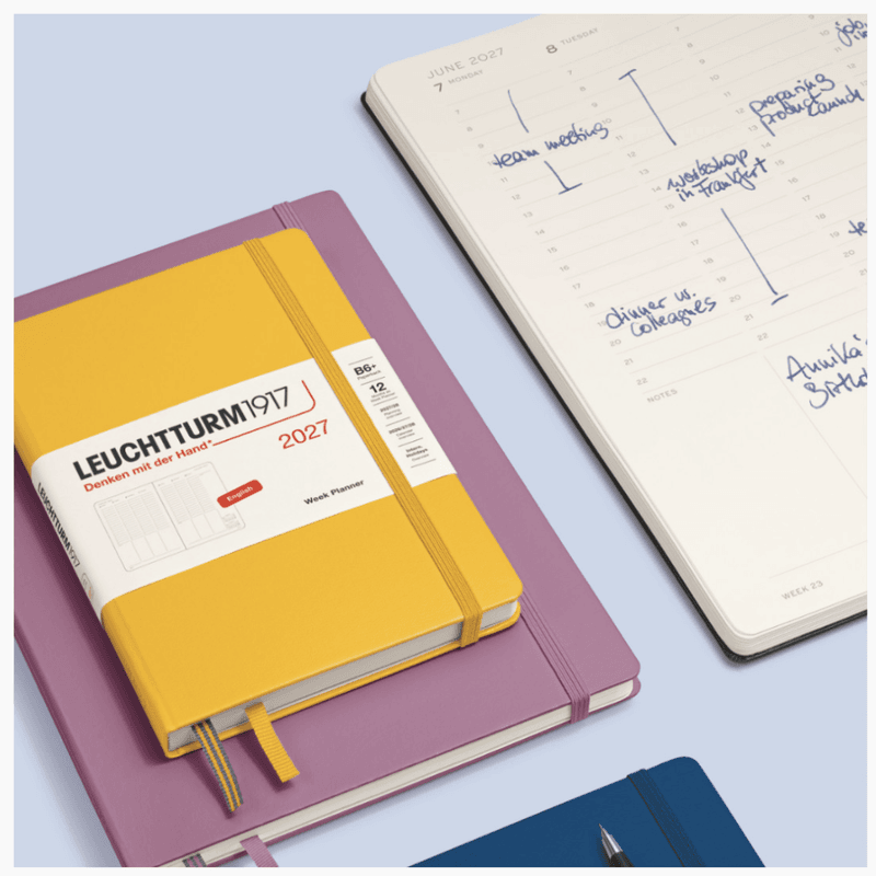 LT Week Planner Vertikal 2027, Hardcover A5