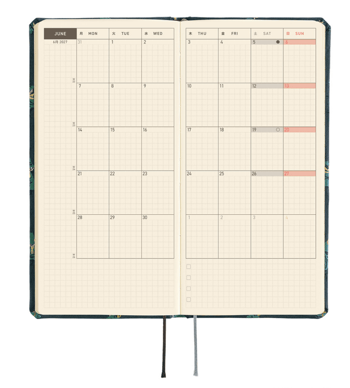 HOBONICHI Weeks 2027 Moomin; A day in the life of Snufkin