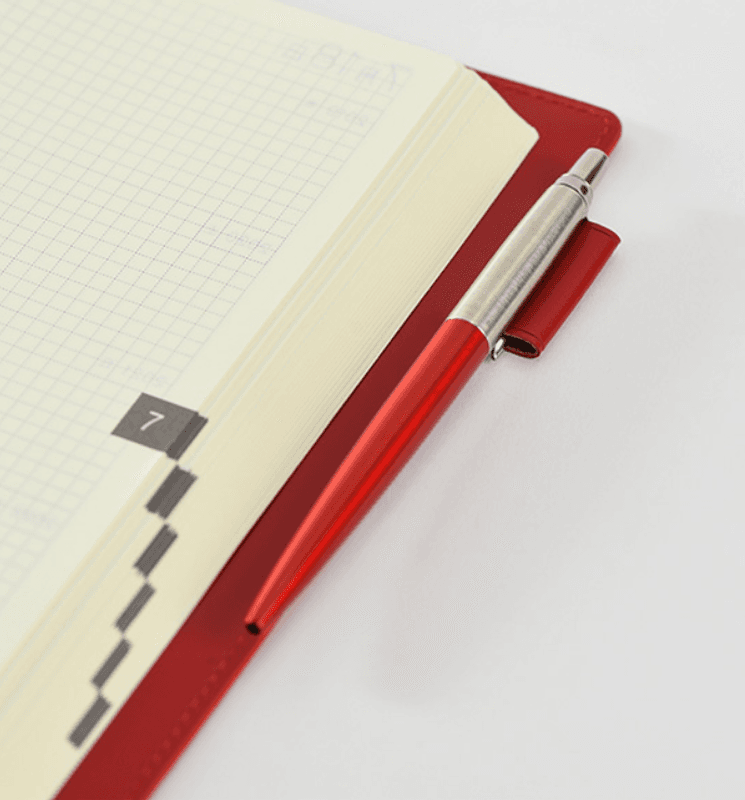 HOBONICHI 5 Year Cover Leather Red A6