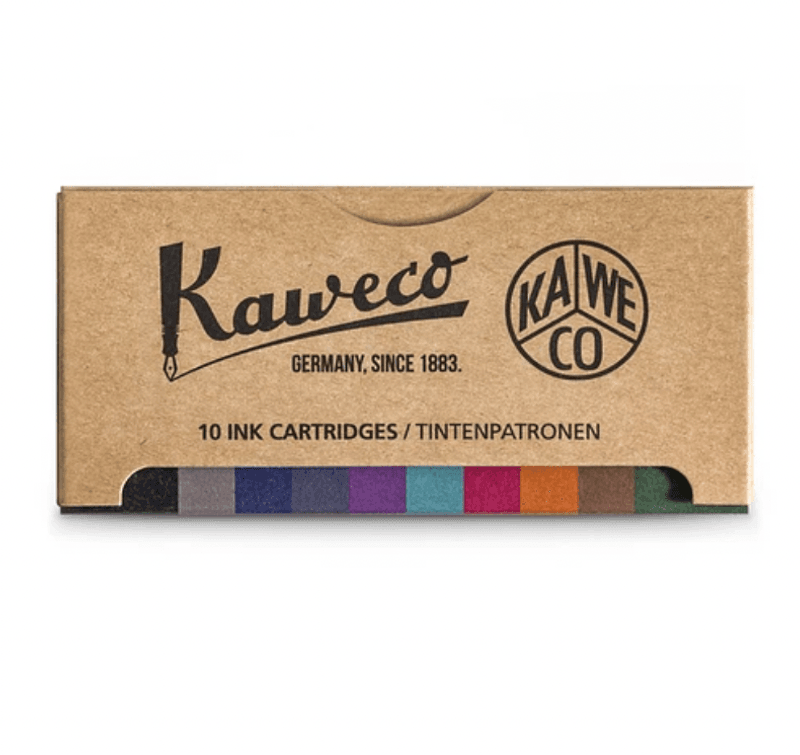 Kaweco Blekkpatroner, 10 ulike farger