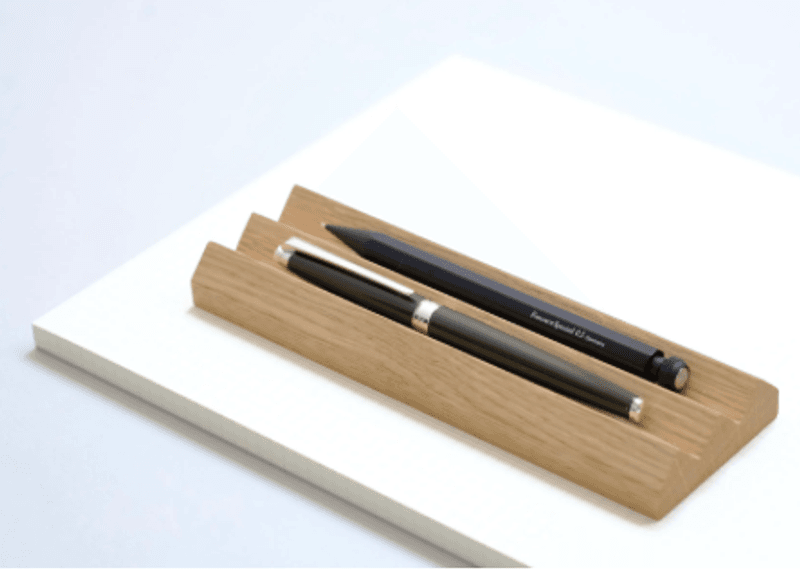 PAPIERNICZENI Oak Desk Penholder S