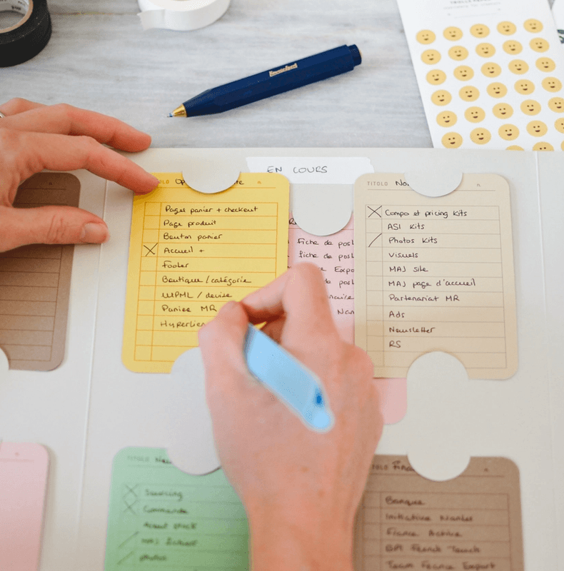 Foglietto  Kanban Millefoglie  Organizer of sheets A4