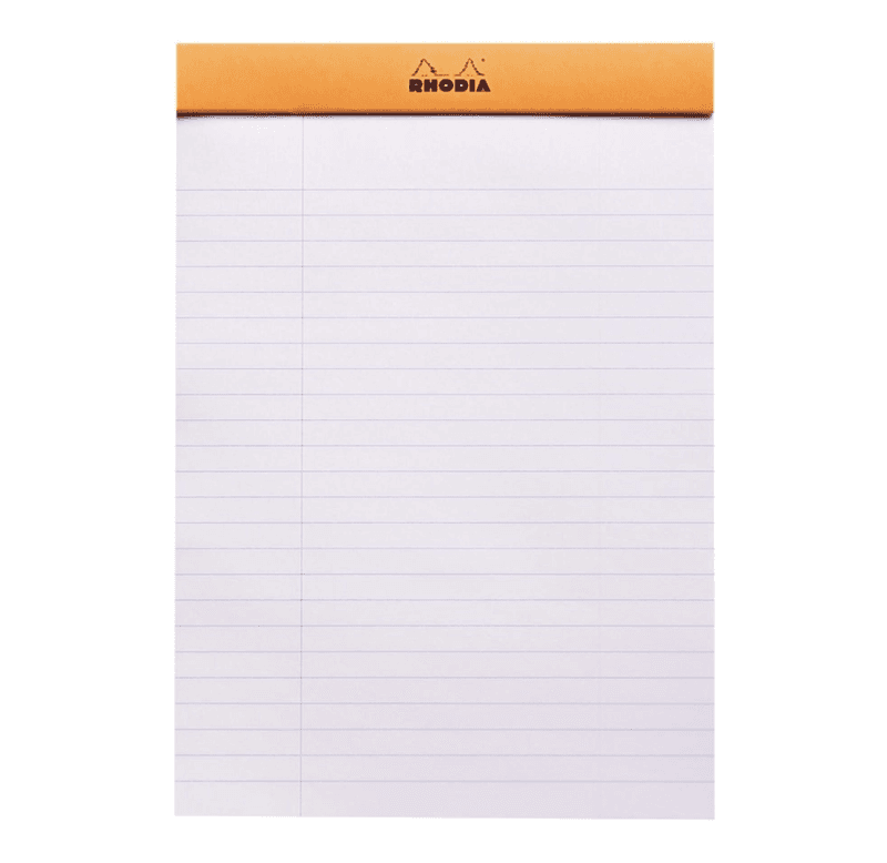 Rhodia Pad Linjer m/ marg, A4