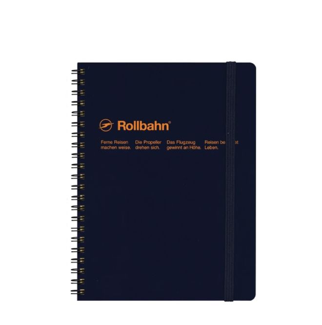Hovedbilde Delfonics Rollbahn Notatbok B6+, Sort
