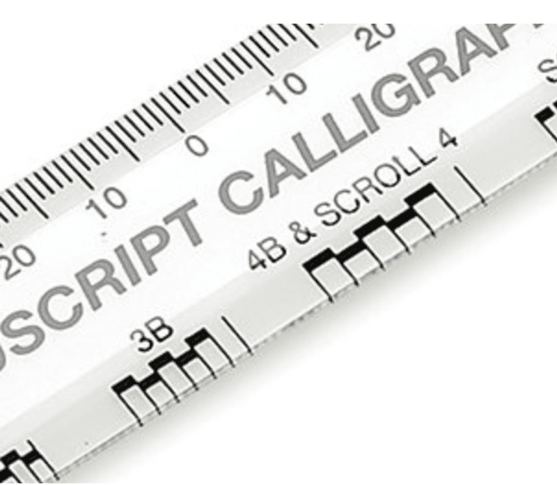 Manuscript Kalligrafi Linjal 