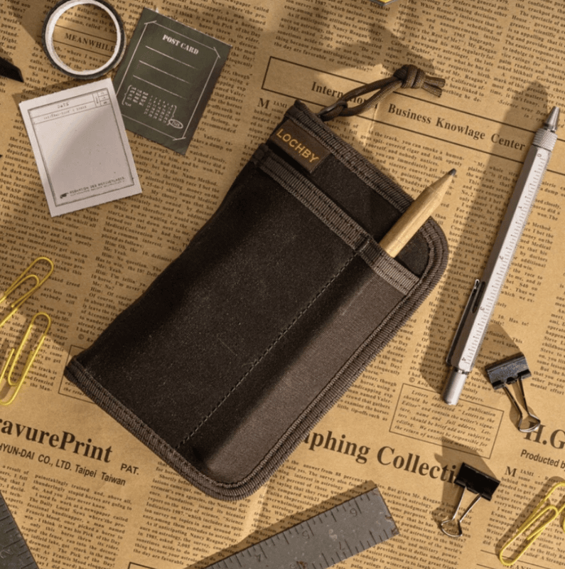 Lochby Pocket Journal Canvas Brown