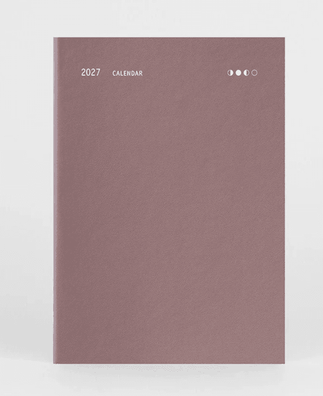 PAPIERNICZENI  Everyday Planner 2027 Old Rose