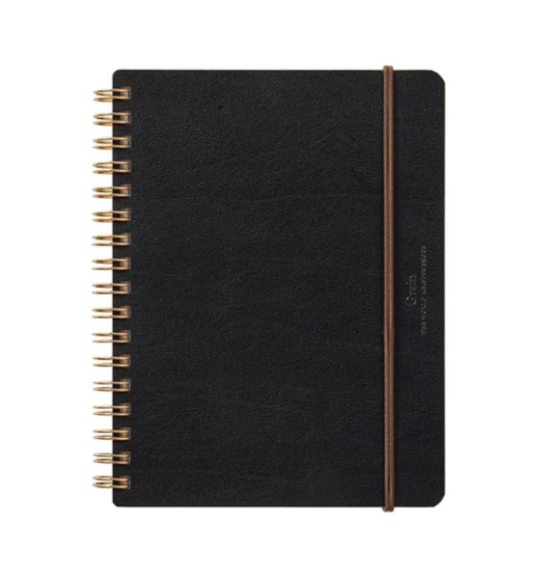 Midori Grain Notatbok B6 Linjer/ Plain
