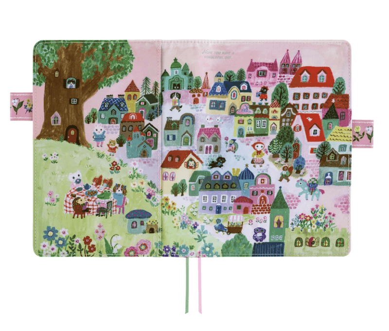 HOBONICHI Cover Yumi Kitagishi; White Cat Village A5