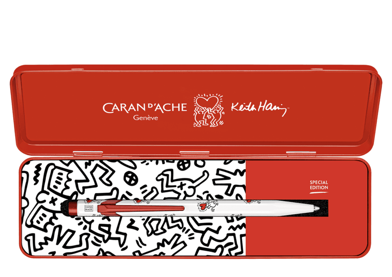 Caran D´Ache KEITH HARING Ballpoint Pen 849, White Limited Editi