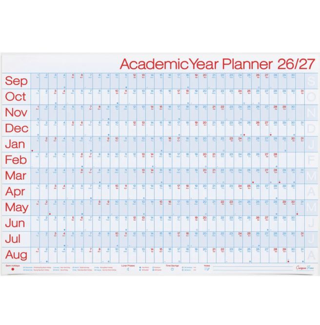 Hovedbilde Crispin Finn 2026/27 Academic Year kalender, 98 x ...