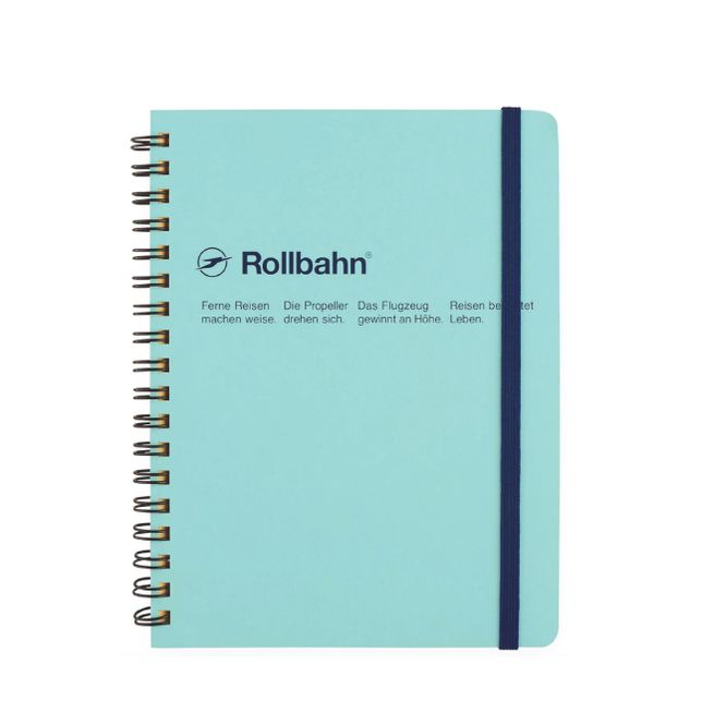 Hovedbilde Delfonics Rollbahn Notatbok B6+, Lysblå