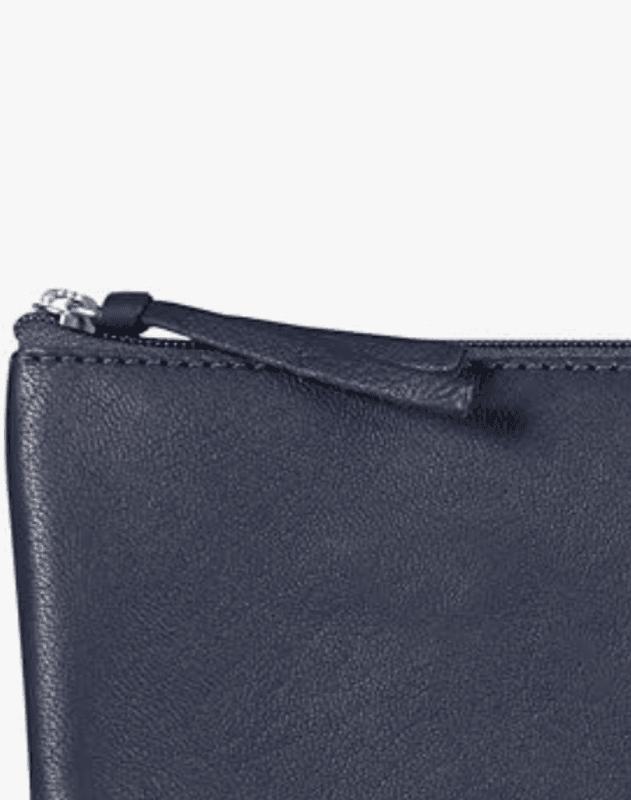 Claire Fontaine Skinnpenal Flat modell, Petroleum 