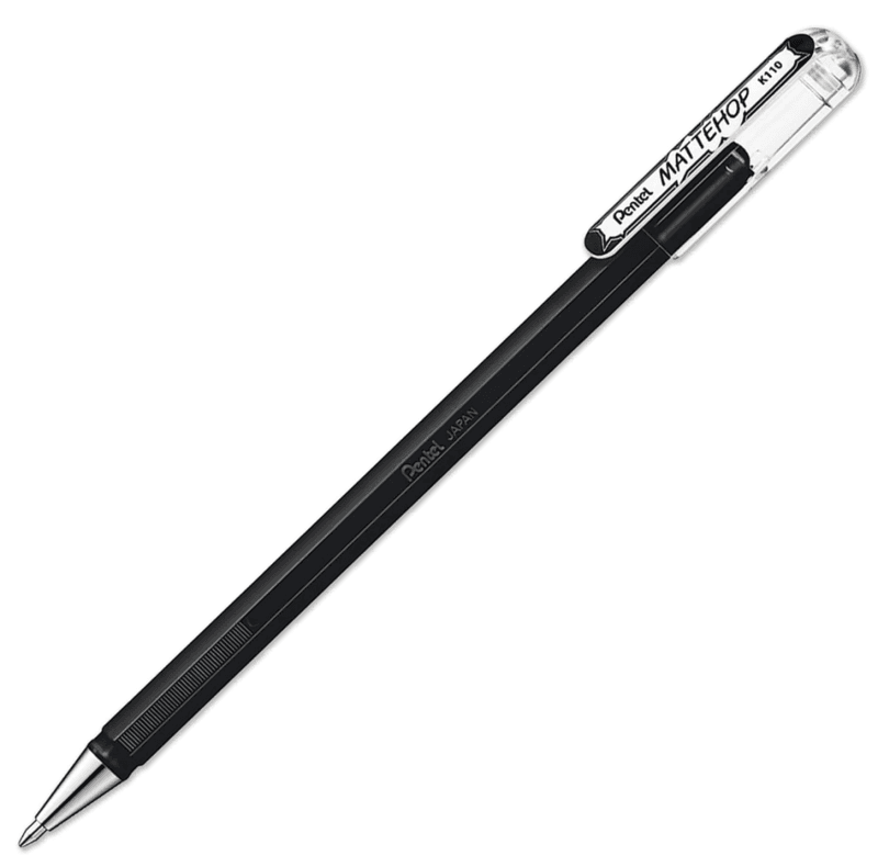 Pentel MATTEHOP Gel Pen Supermatt, ulike farger