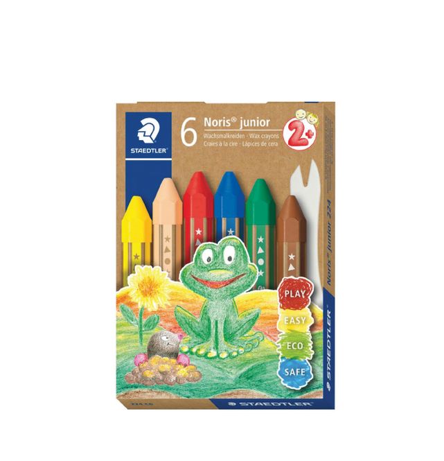 Hovedbilde Staedtler Noris Junior 6 Wax Crayons 