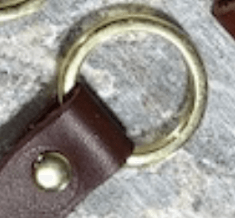 P.A.P Nøkkel ring Skinn