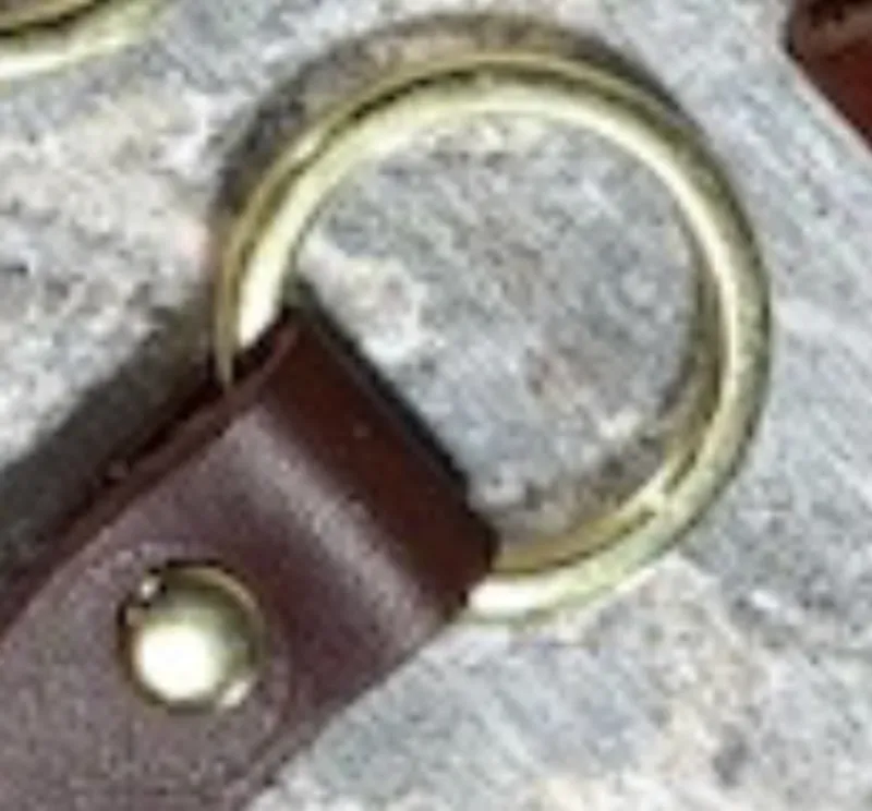 P.A.P Nøkkel ring Skinn