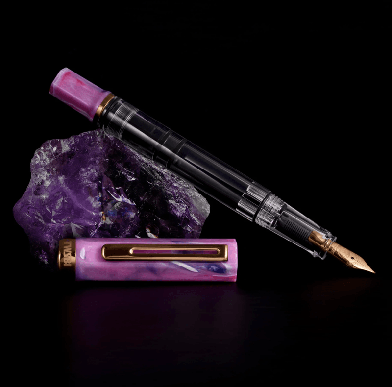 TWSBI ECO Fyllepenn Fluorite Purple with bronze