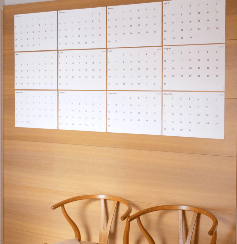 Octagon Vegg kalender 2027, A3